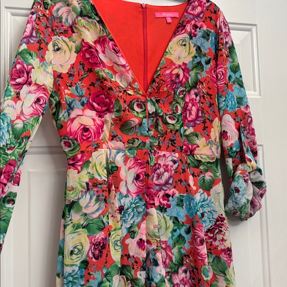 Xtaren Floral Maxi Dress/romper Medium - Picture 4 of 8